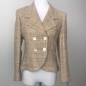 NWOT Ralph Lauren Purple Label Silk Woven Blazer SZ8